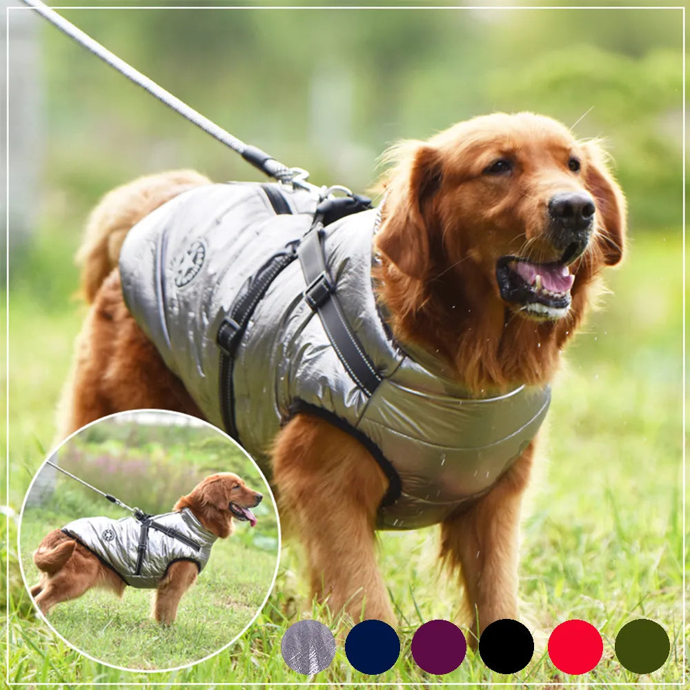 DoggyJacket- The Waterproof Dog Jacket With Harness Strap